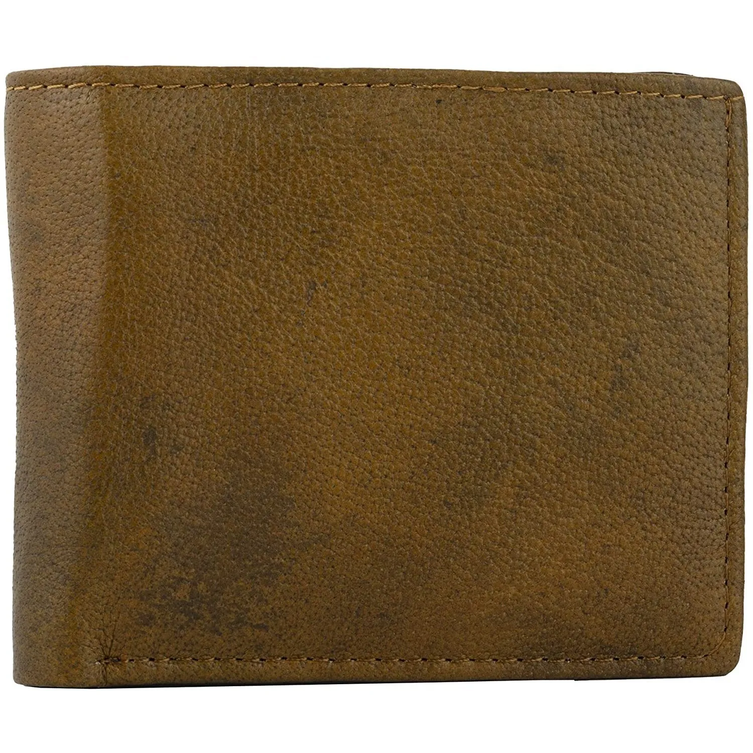 Mens Bifold Wallet with Card Holders - RFID Protected Genuine Leather with Gift Box