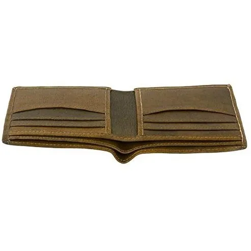Mens Bifold Wallet with Card Holders - RFID Protected Genuine Leather with Gift Box