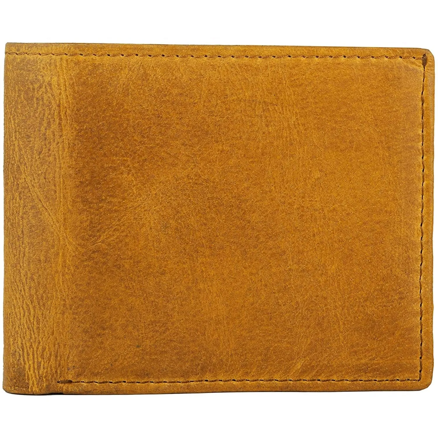 Mens Bifold Wallet with Card Holders - RFID Protected Genuine Leather with Gift Box