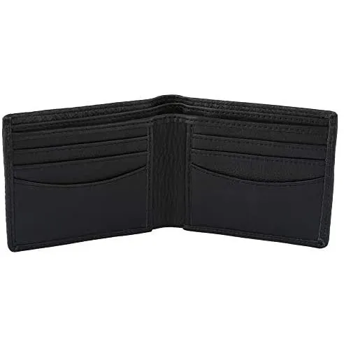 Mens Bifold Wallet with Card Holders - RFID Protected Genuine Leather with Gift Box