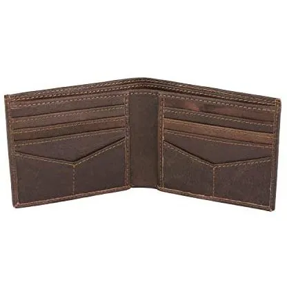 Mens Bifold Wallets with Card Holders - RFID Protected Genuine Leather with Gift Box