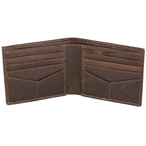 Mens Bifold Wallets with Card Holders - RFID Protected Genuine Leather with Gift Box