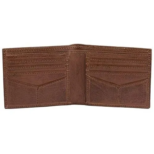 Mens Bifold Wallets with Card Holders - RFID Protected Genuine Leather with Gift Box