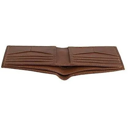 Mens Bifold Wallets with Card Holders - RFID Protected Genuine Leather with Gift Box