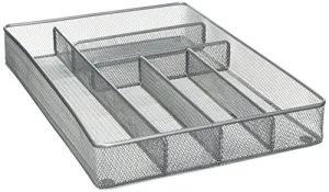 Mesh Large Cutlery Tray with Foam Feet - Silverware Storage by Storage Technologies