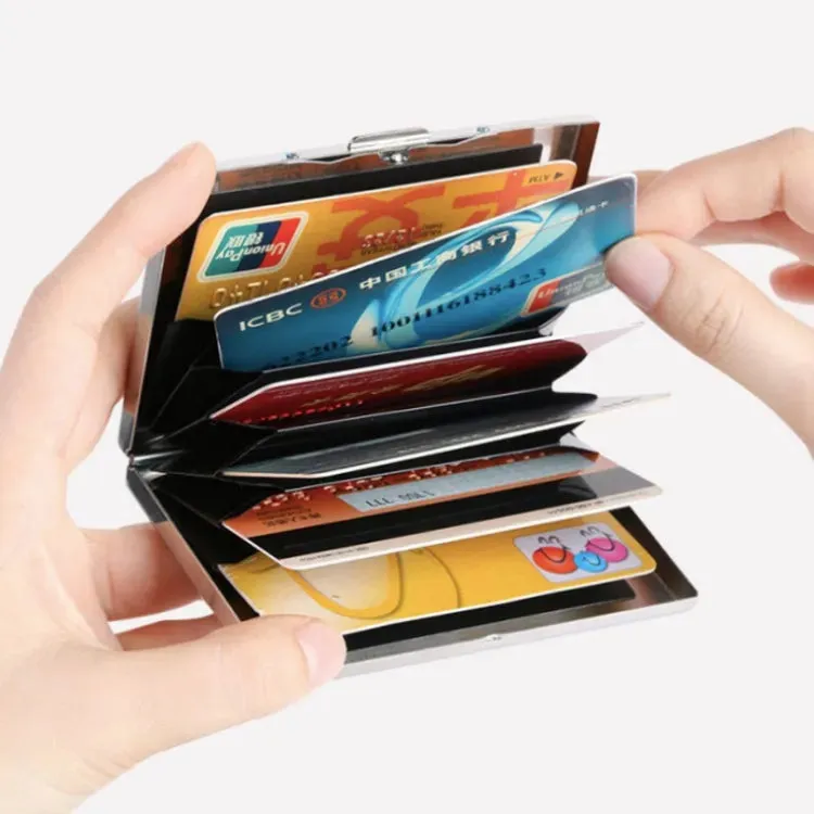 Metal Slim Card Holder RFID Blocking Wallet