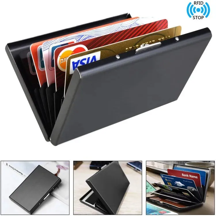 Metal Slim Card Holder RFID Blocking Wallet