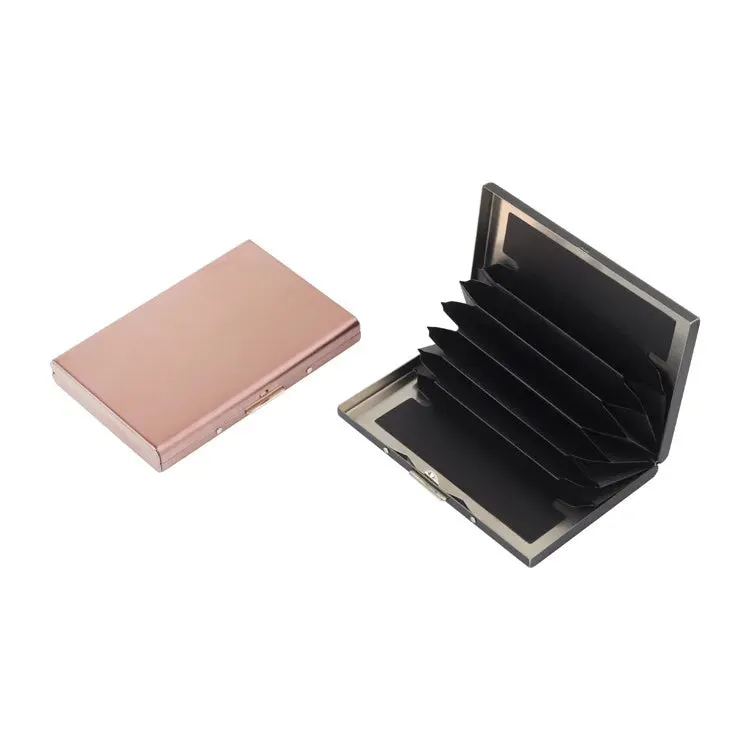 Metal Slim Card Holder RFID Blocking Wallet