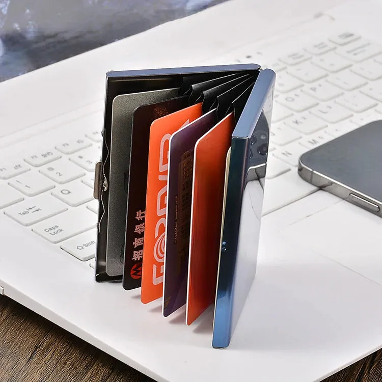 Metal Slim Card Holder RFID Blocking Wallet