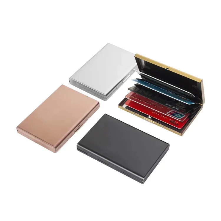 Metal Slim Card Holder RFID Blocking Wallet