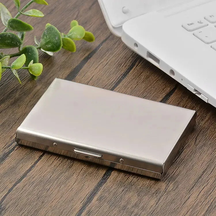 Metal Slim Card Holder RFID Blocking Wallet