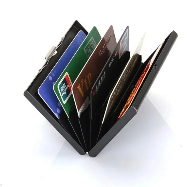 Metal Slim Card Holder RFID Blocking Wallet