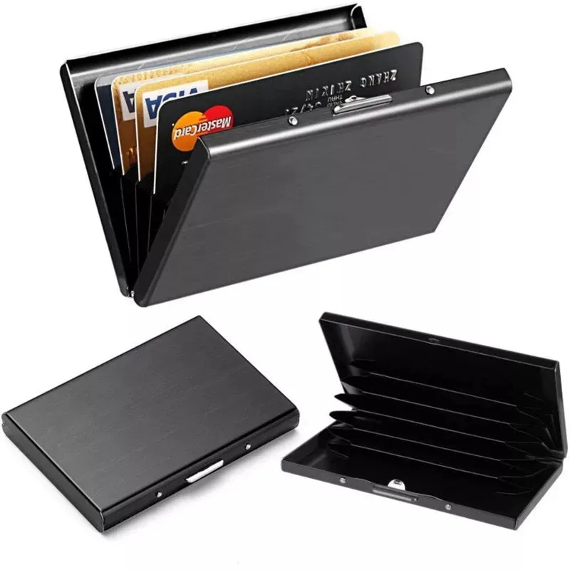 Metal Slim Card Holder RFID Blocking Wallet