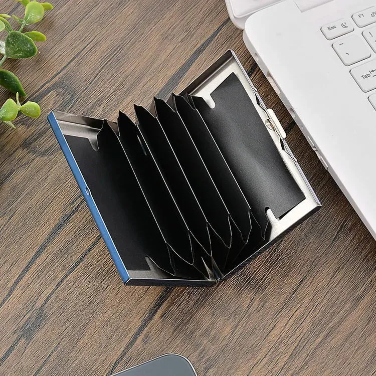 Metal Slim Card Holder RFID Blocking Wallet