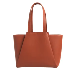 Midi Pyramid Terracotta Bag