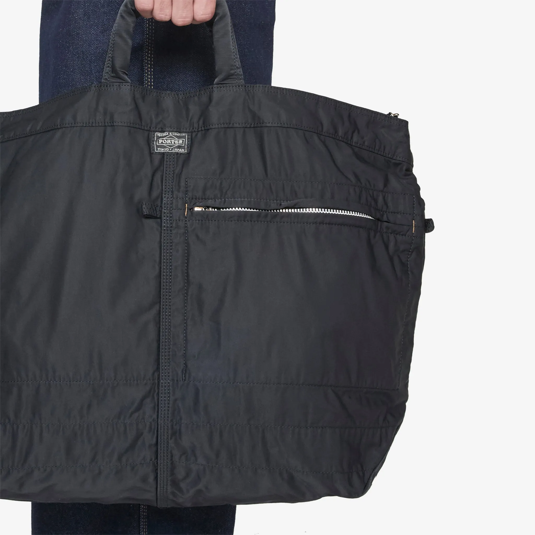 Mile 2-Way Tote Bag Black (L)
