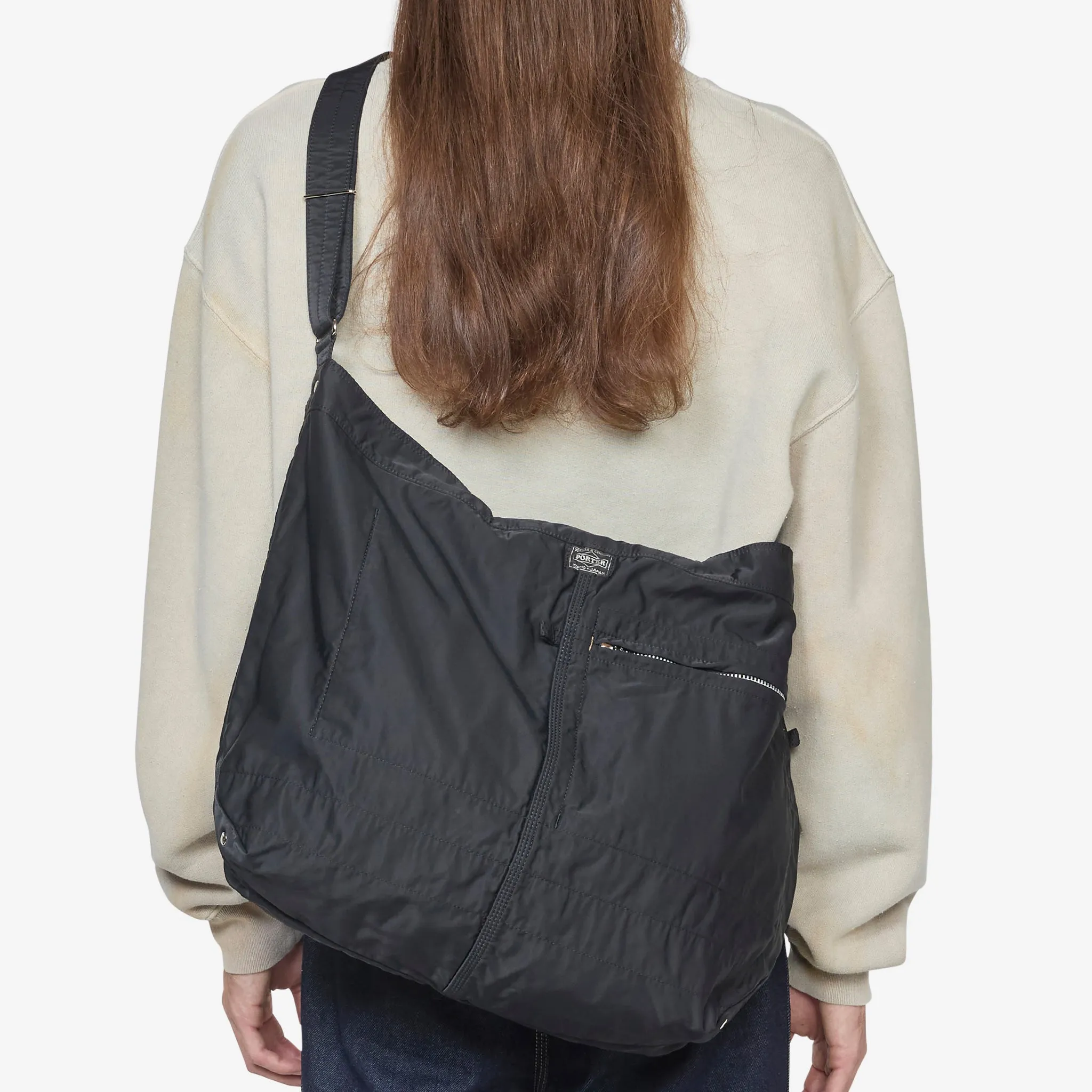 Mile 2-Way Tote Bag Black (L)