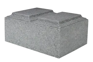 Military Gray Companion Tuscany Cultured Marble Urn
