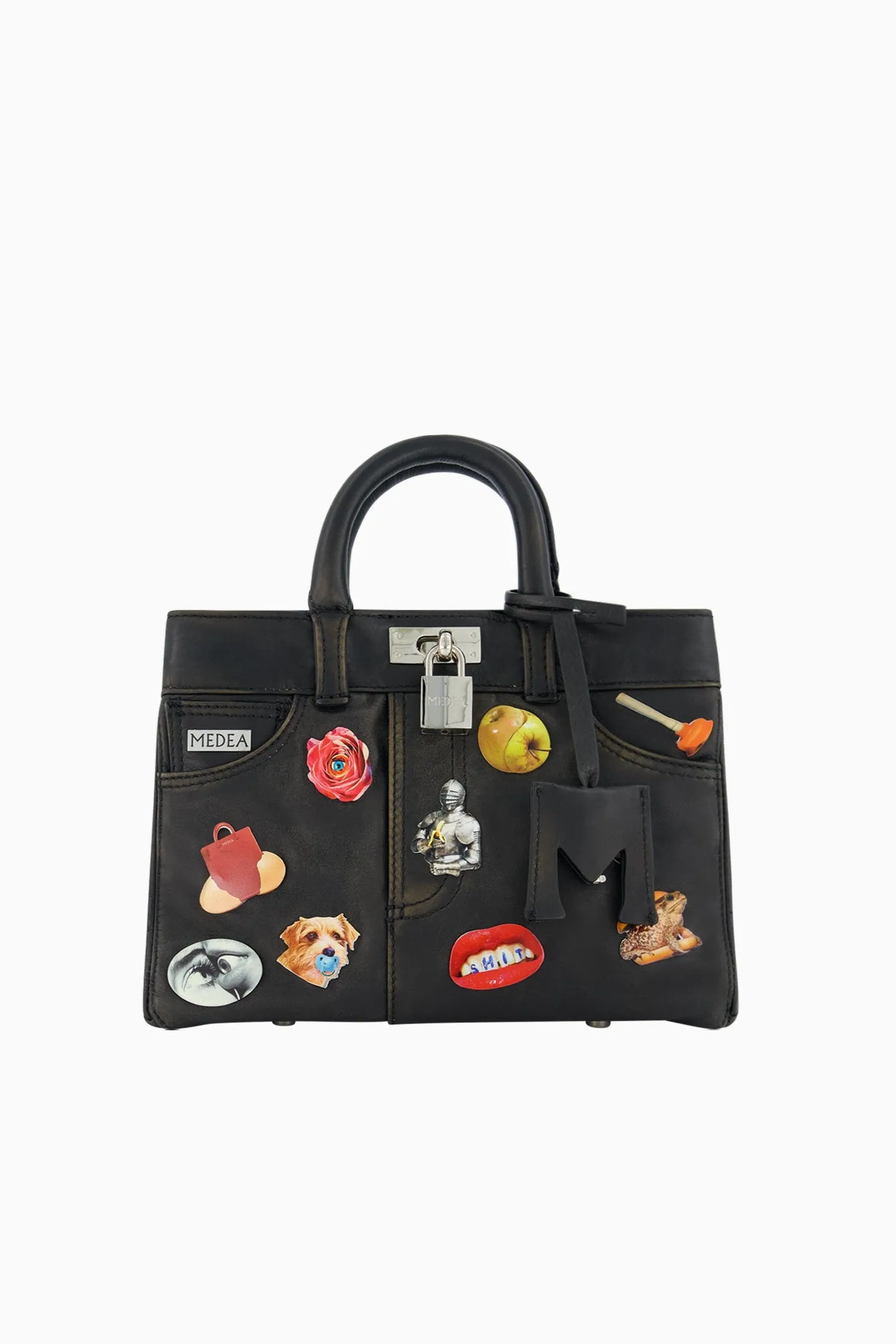 Mini Nina Leather Bag - Pins