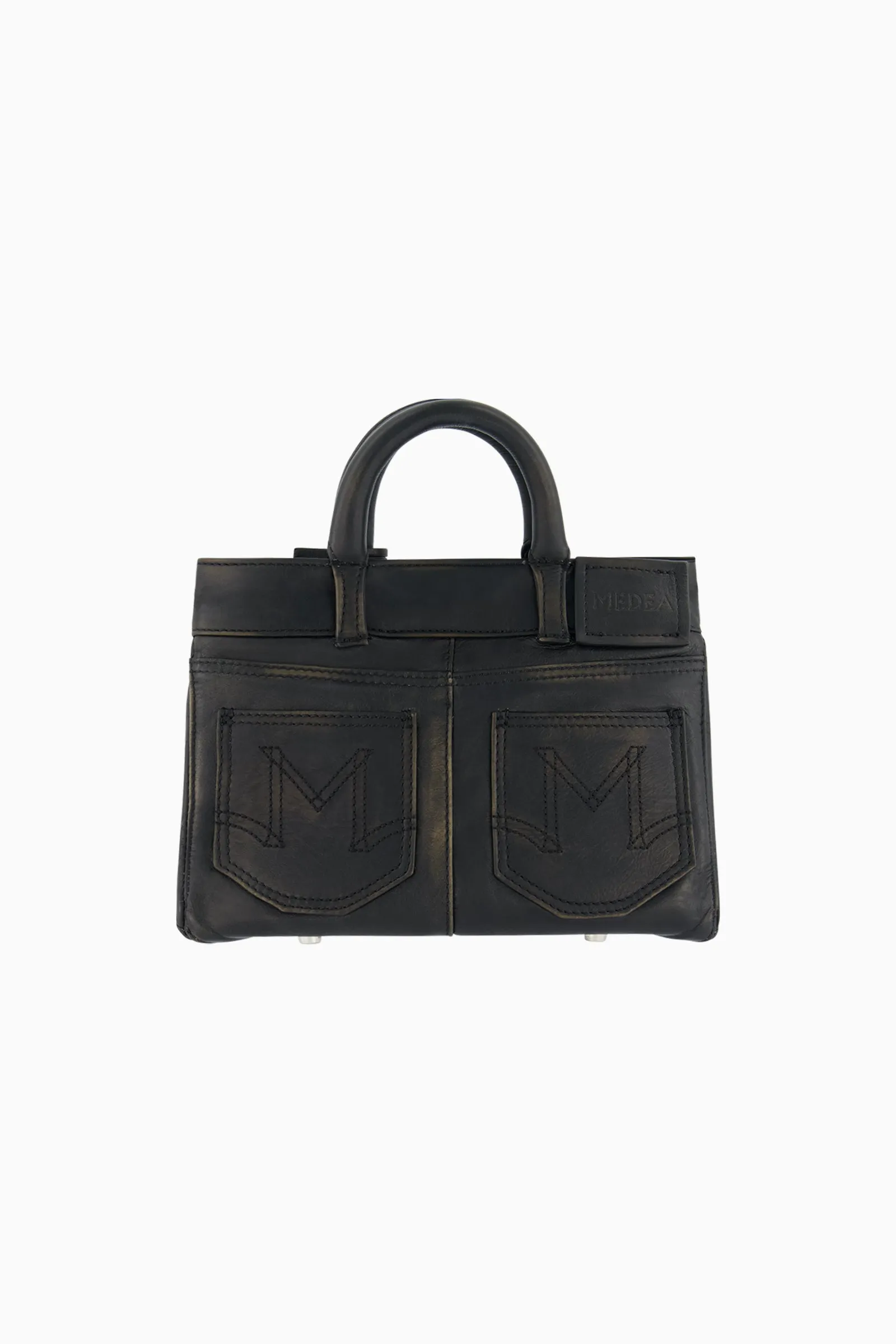 Mini Nina Leather Bag - Pins