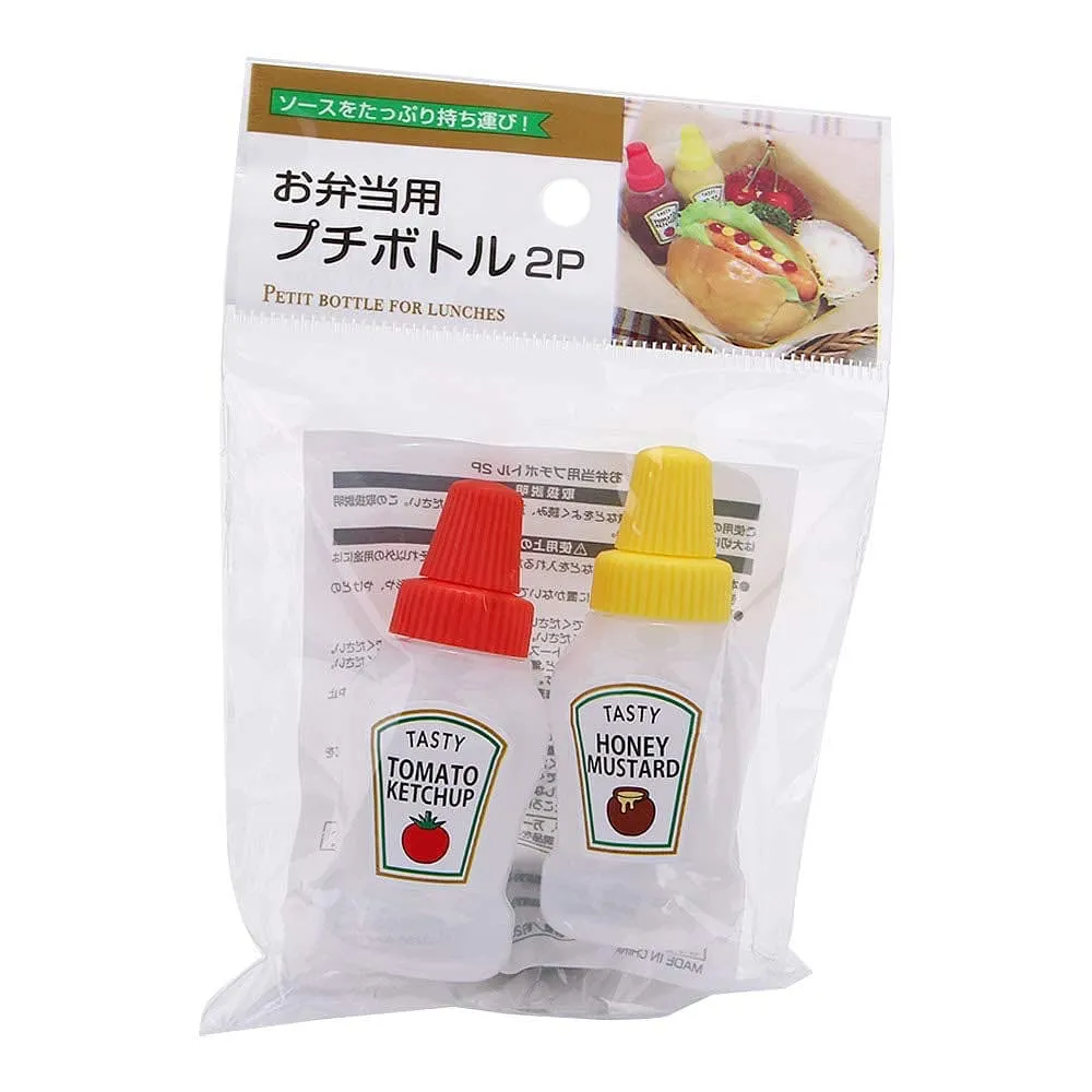 Mini Portable Sauce Bottles - 2 Pack
