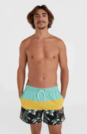 Mix and Match Cali Block 15'' Badehose | Golden Haze