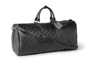 MONOGRAM UNISEX DUFFLE BAG - BLACK