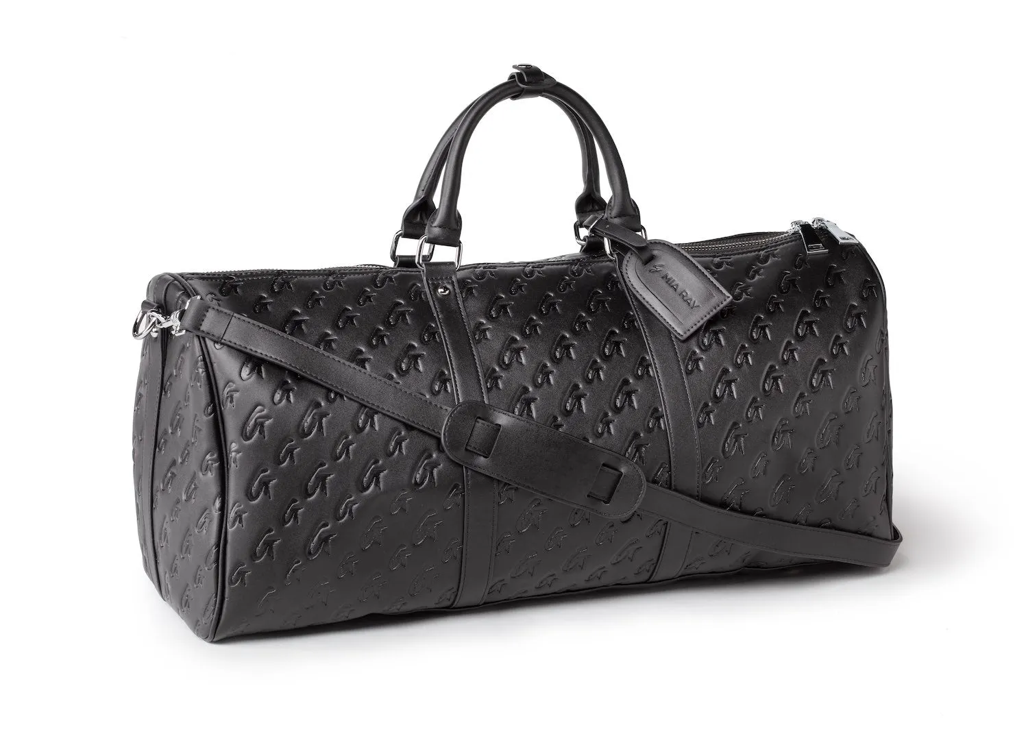 MONOGRAM UNISEX DUFFLE BAG - BLACK
