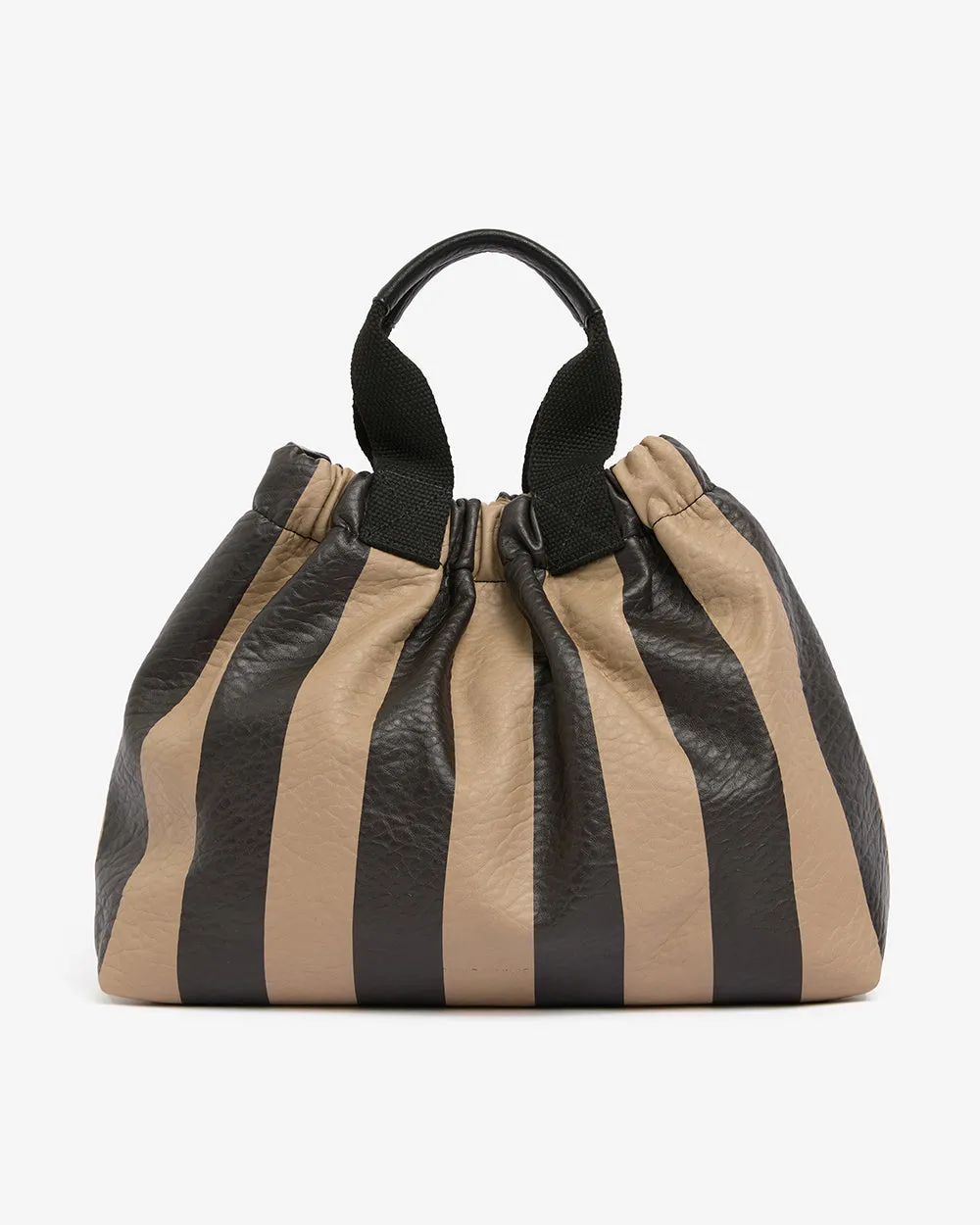Montague Tote - Latte Stripe