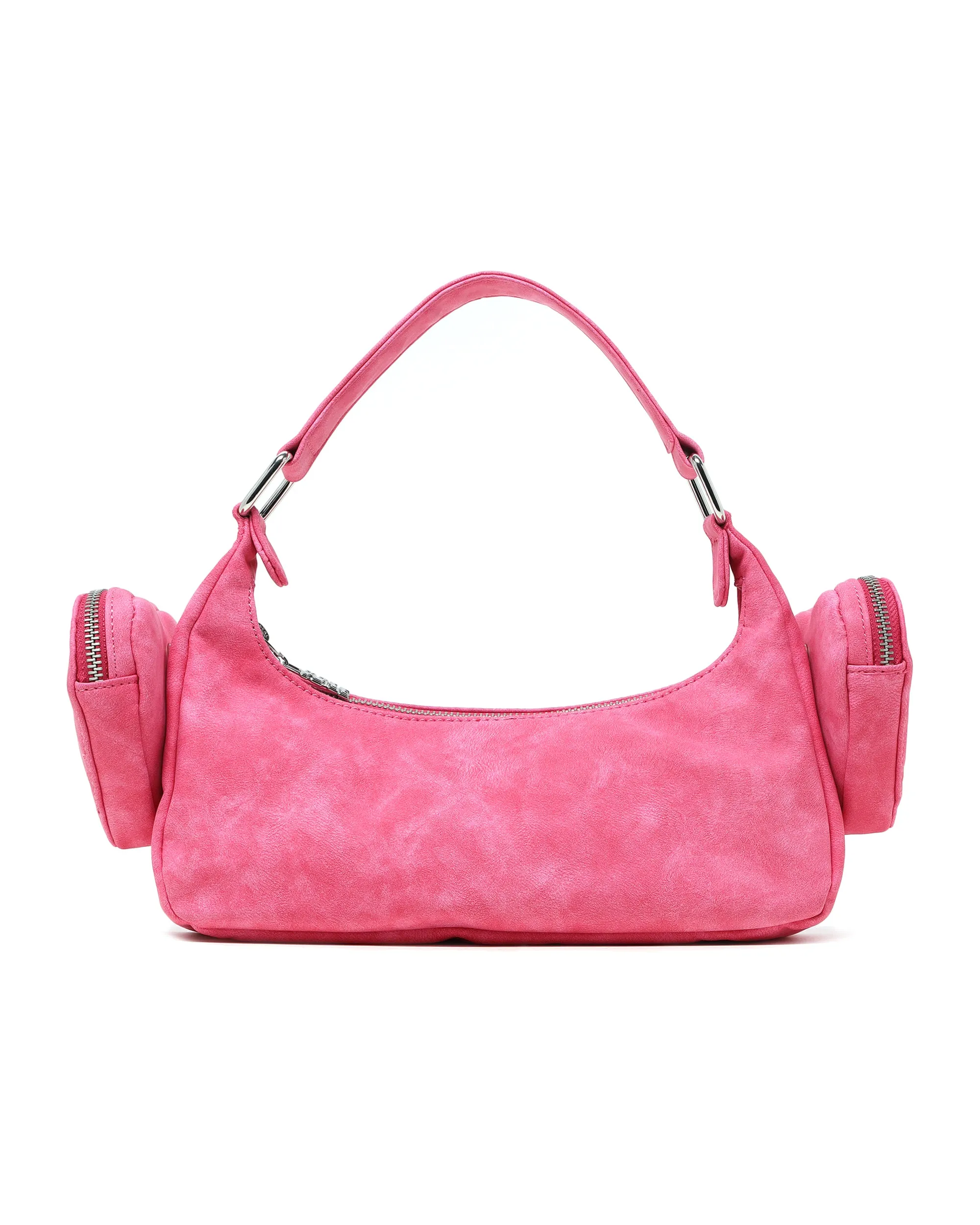 Moonface multi-pocket shoulder bag