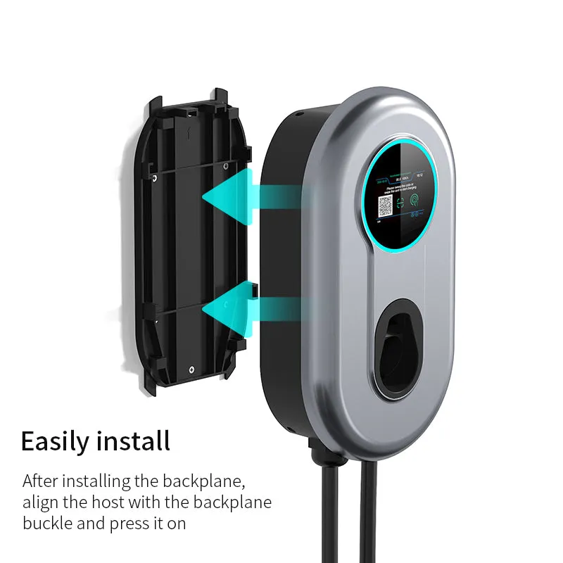 MX01  lcd app rfid card home use ev car charger