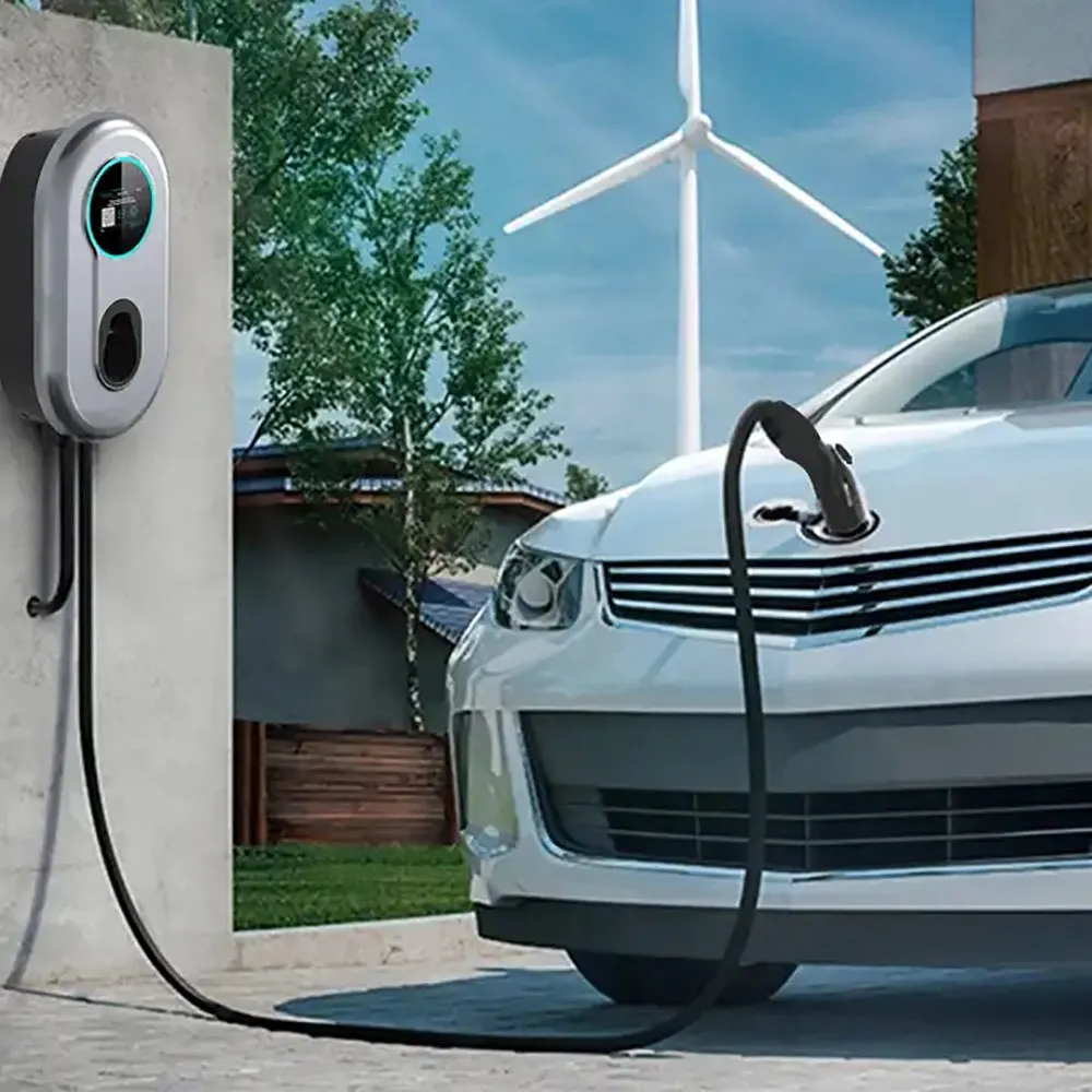 MX01  lcd app rfid card home use ev car charger