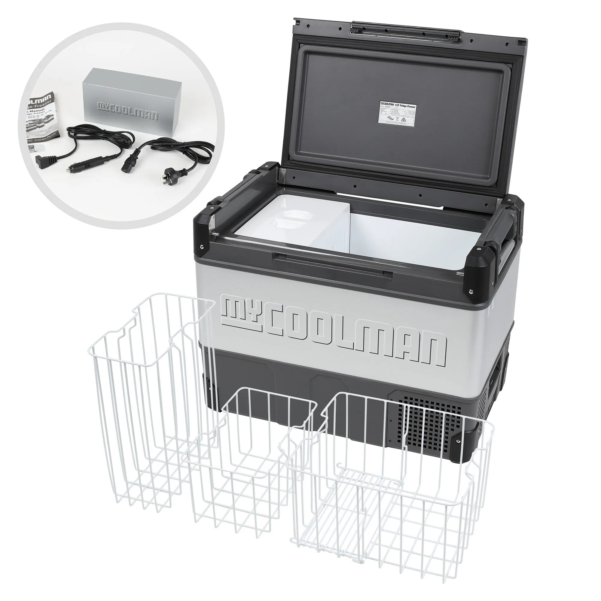 MyCoolman 69Litre Dual Zone Portable Fridge and Freezer - Black Friday Special