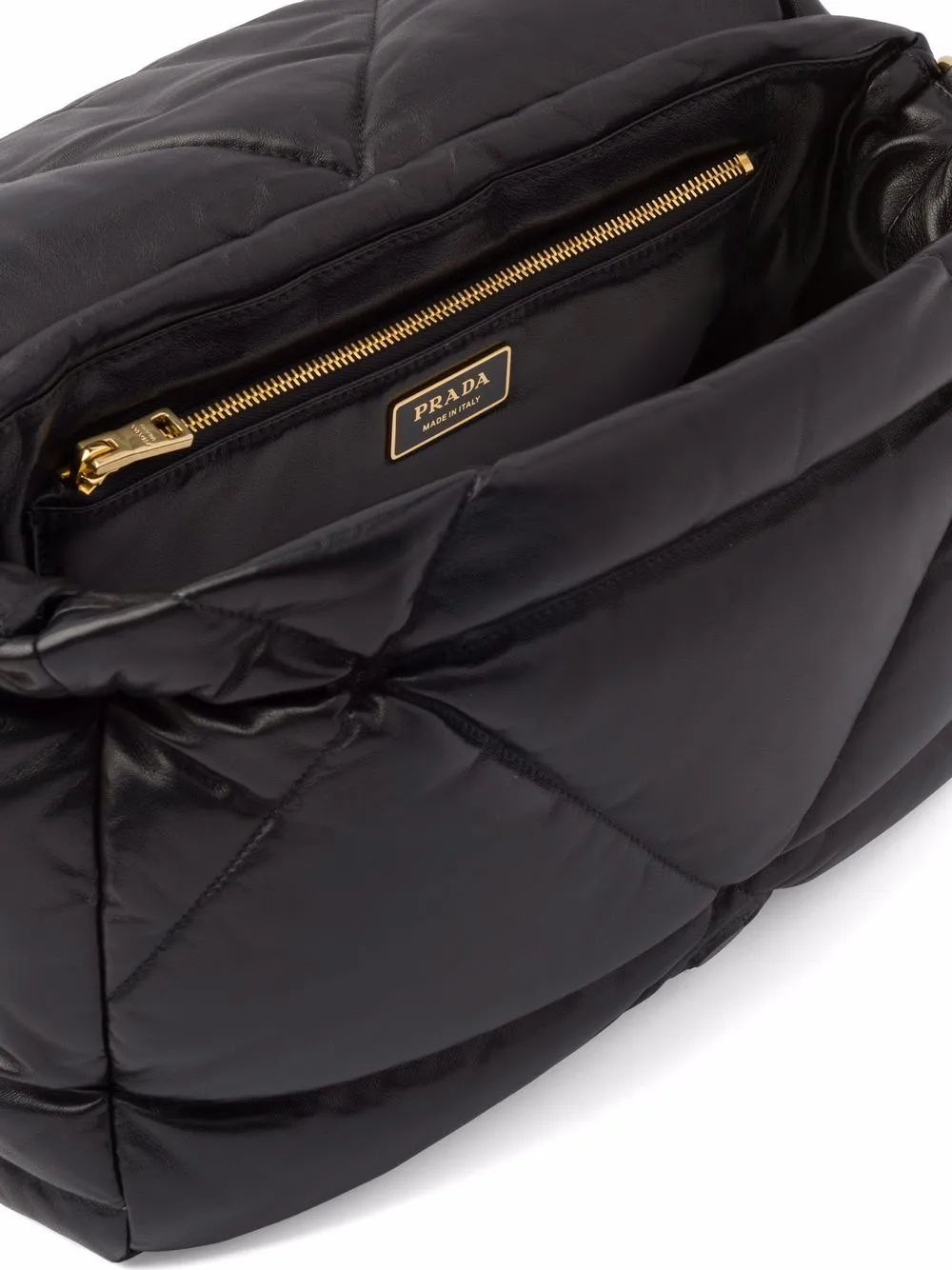 Nappa shoulder bag