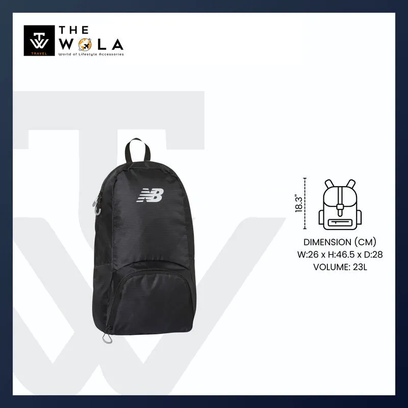 New Balance Running Foldable Backpack - Compact and Lightweight Backpack for Runnin