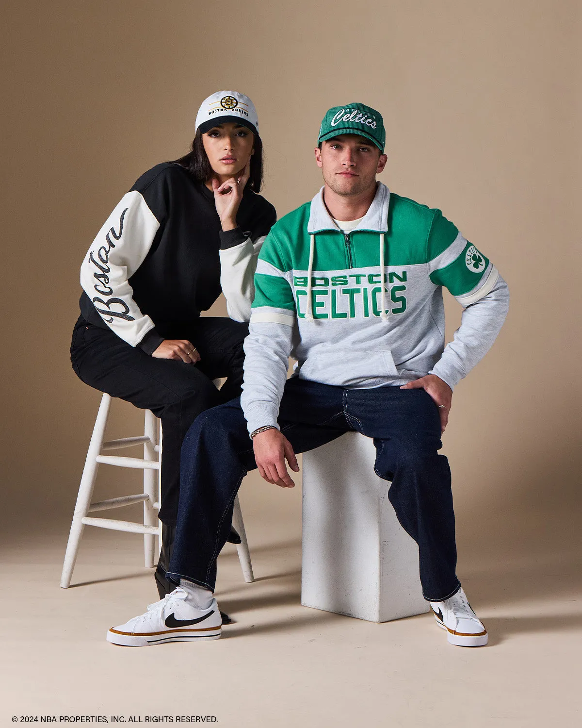 NEW JERSEY DEVILS ARENA AMP '47 BAY RIDGE 1/4 ZIP