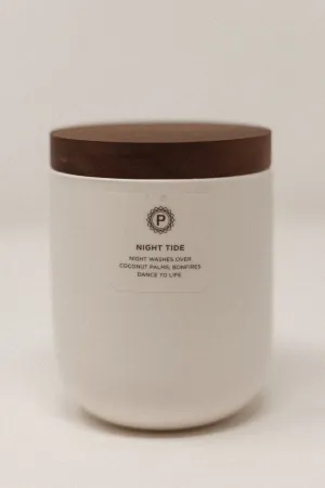 Night Tide Ceramic Candle
