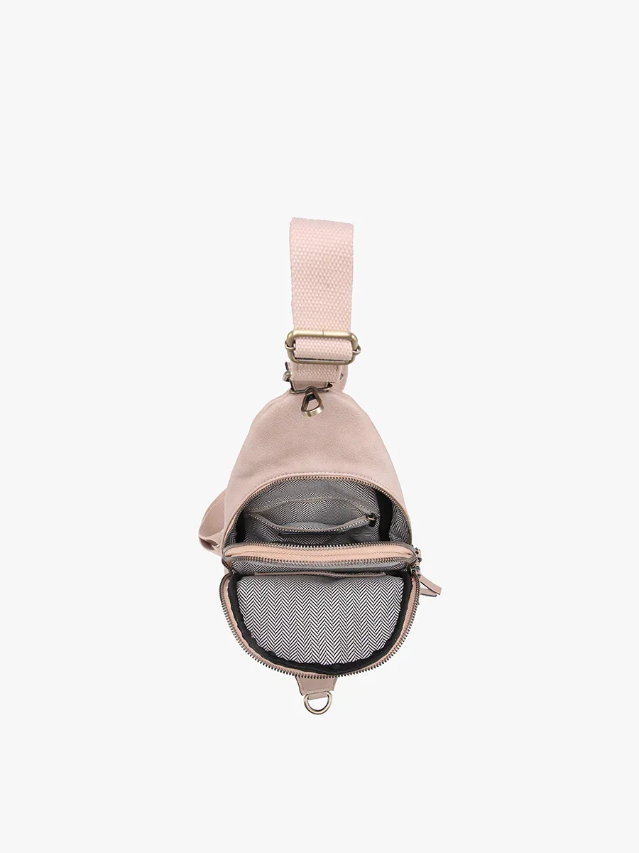 Nikki Dual Compartment Sling Pack Bag: Ballet