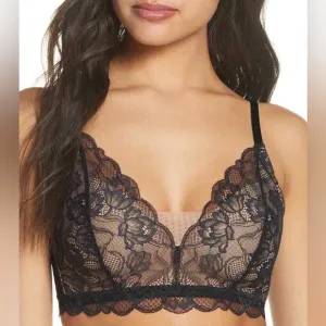 NWT Natori Muse Wire Free Contour Bralette Bra Lace