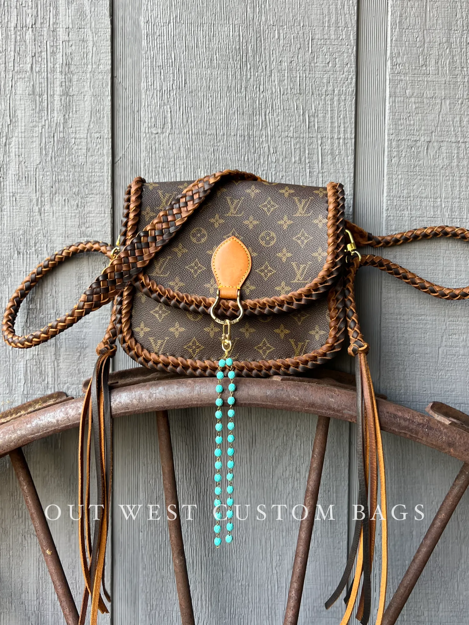 Out West St Cloud Two Tone Fringeless Leather Revamp