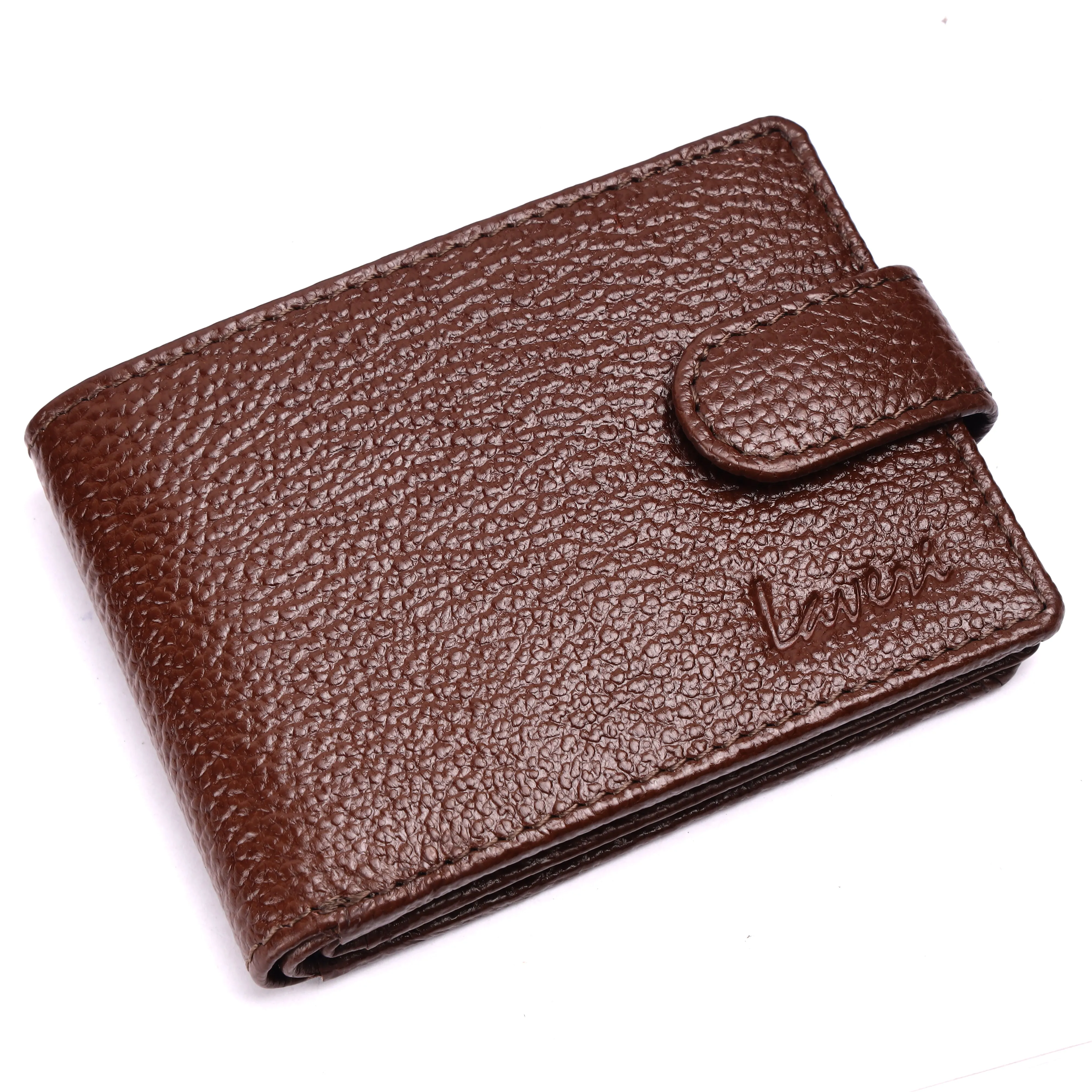 Pebble Texture 16 Card Billfold Coin Pocket Wallet #1013CL