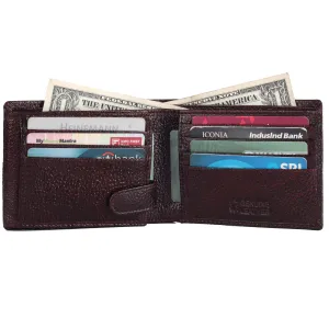 Pebble Texture 16 Card Billfold Wallet #1013