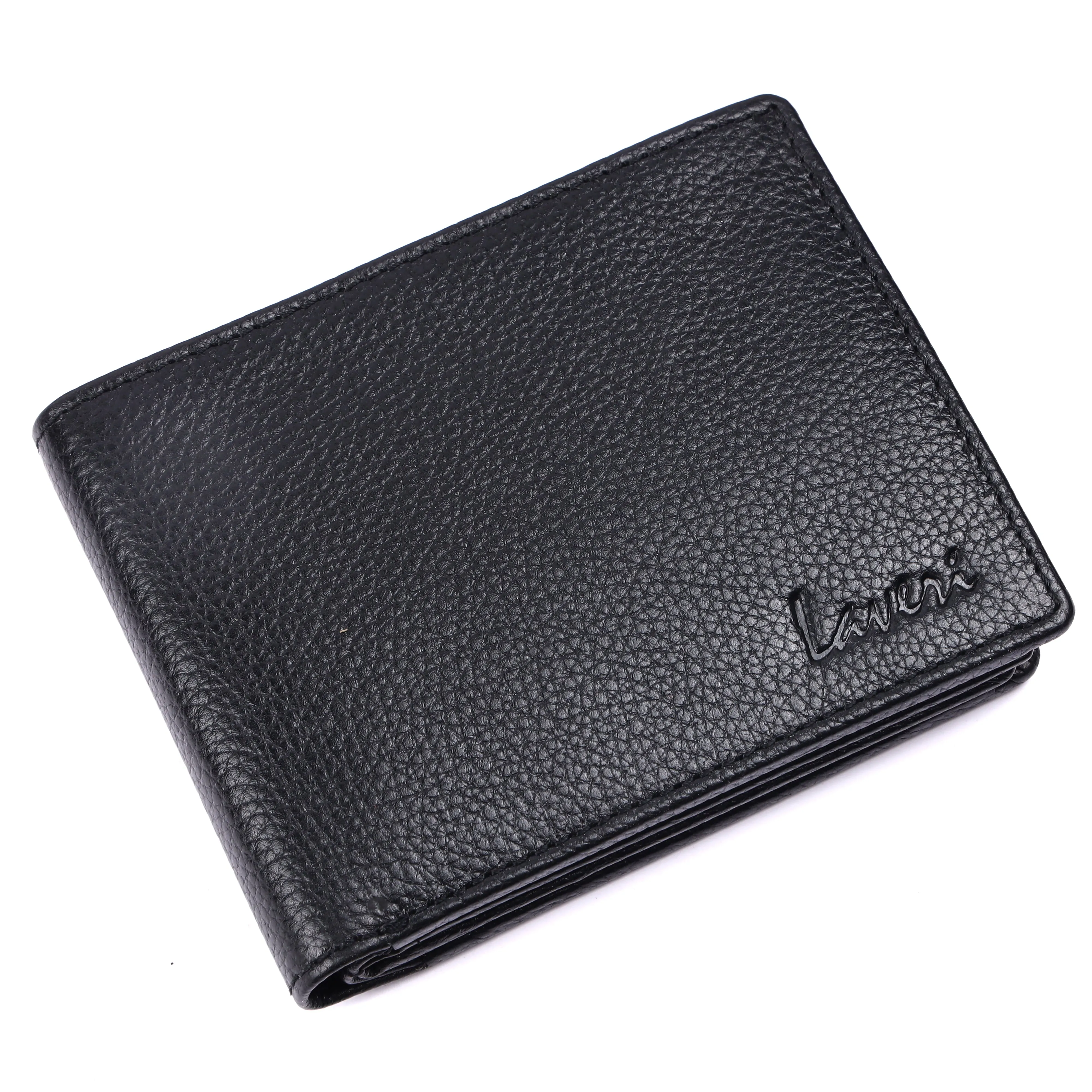 Pebble Texture 20 Card Billfold Coin Pocket Wallet #1001C