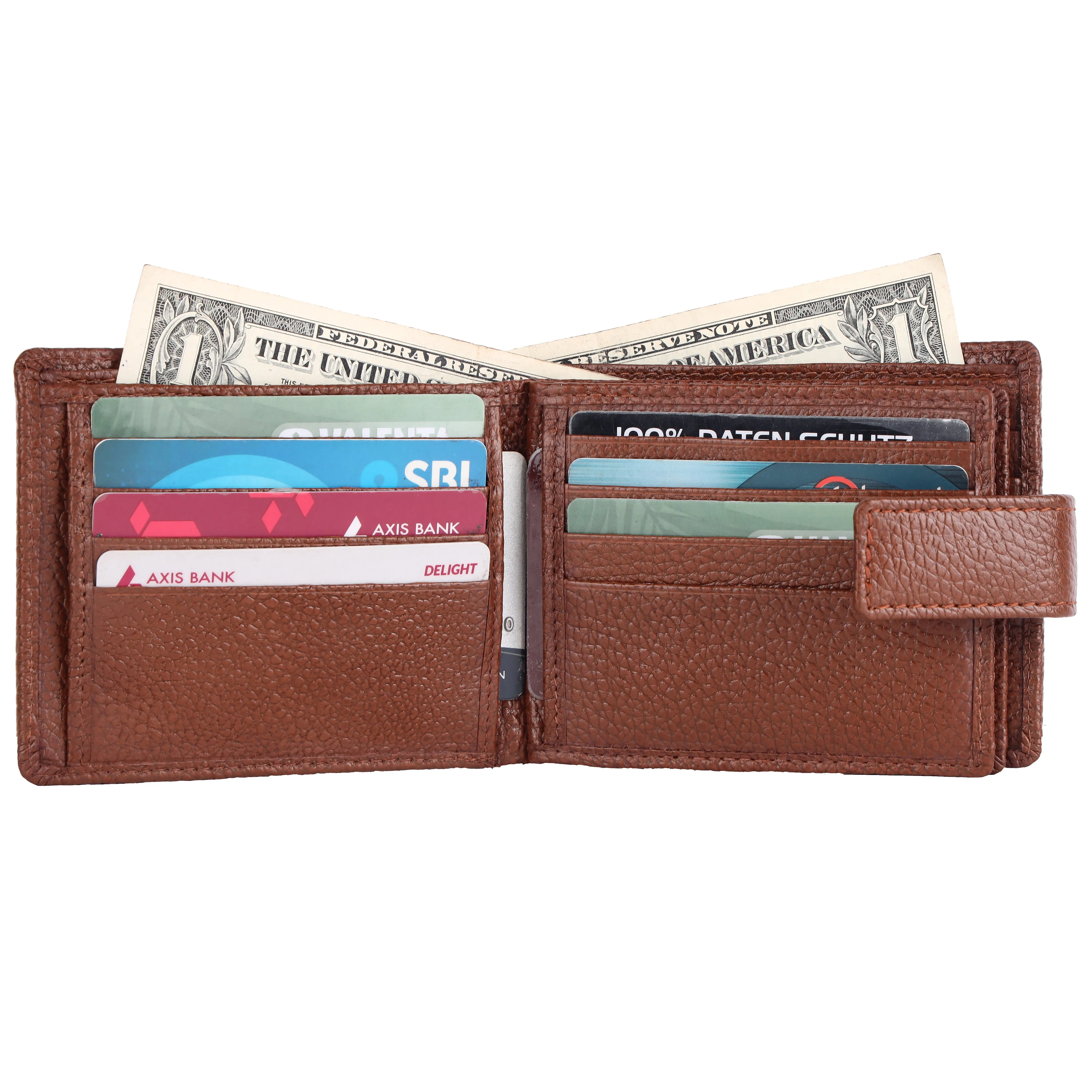 Pebble Texture 20 Card Billfold Wallet #983AL
