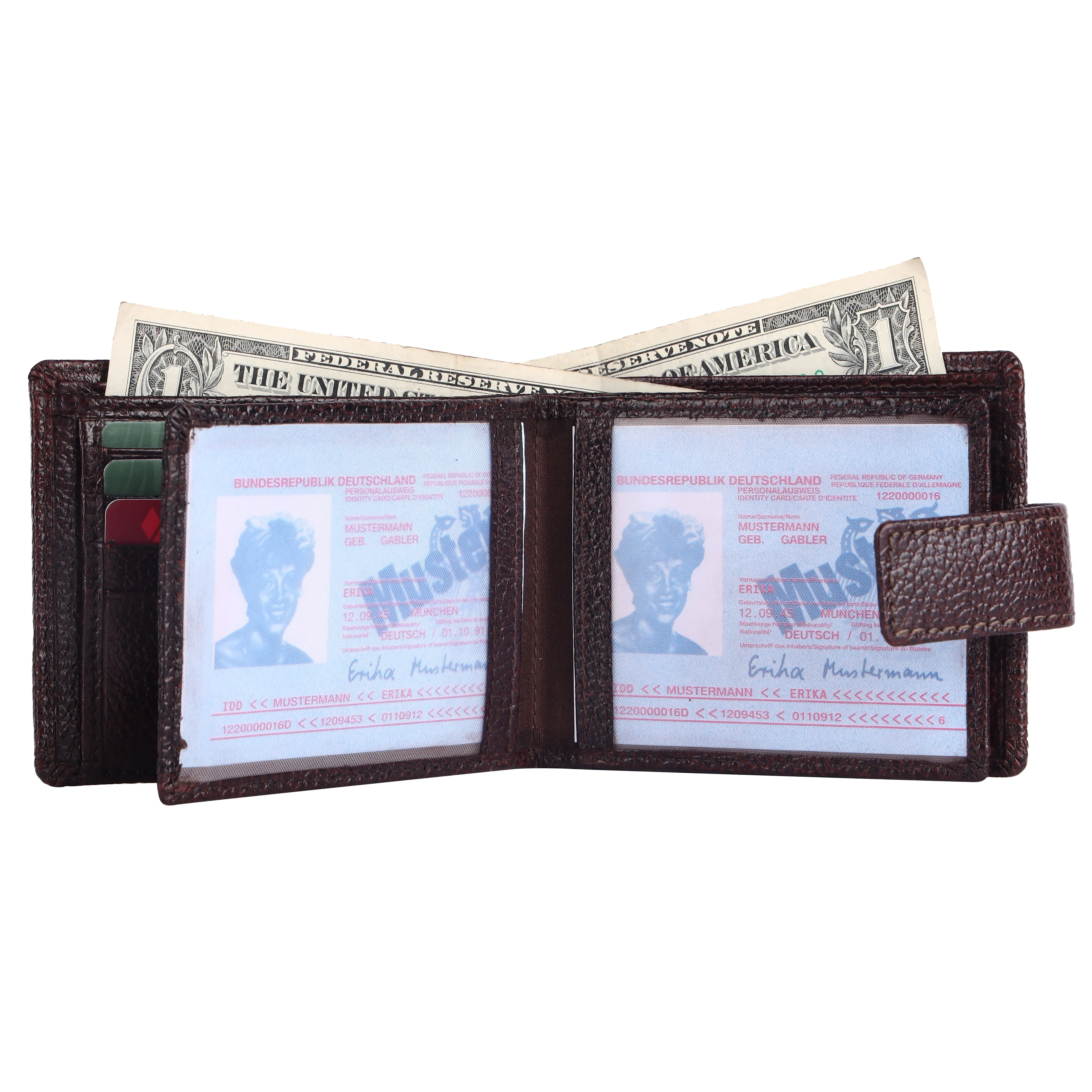Pebble Texture 20 Card Billfold Wallet #983AL