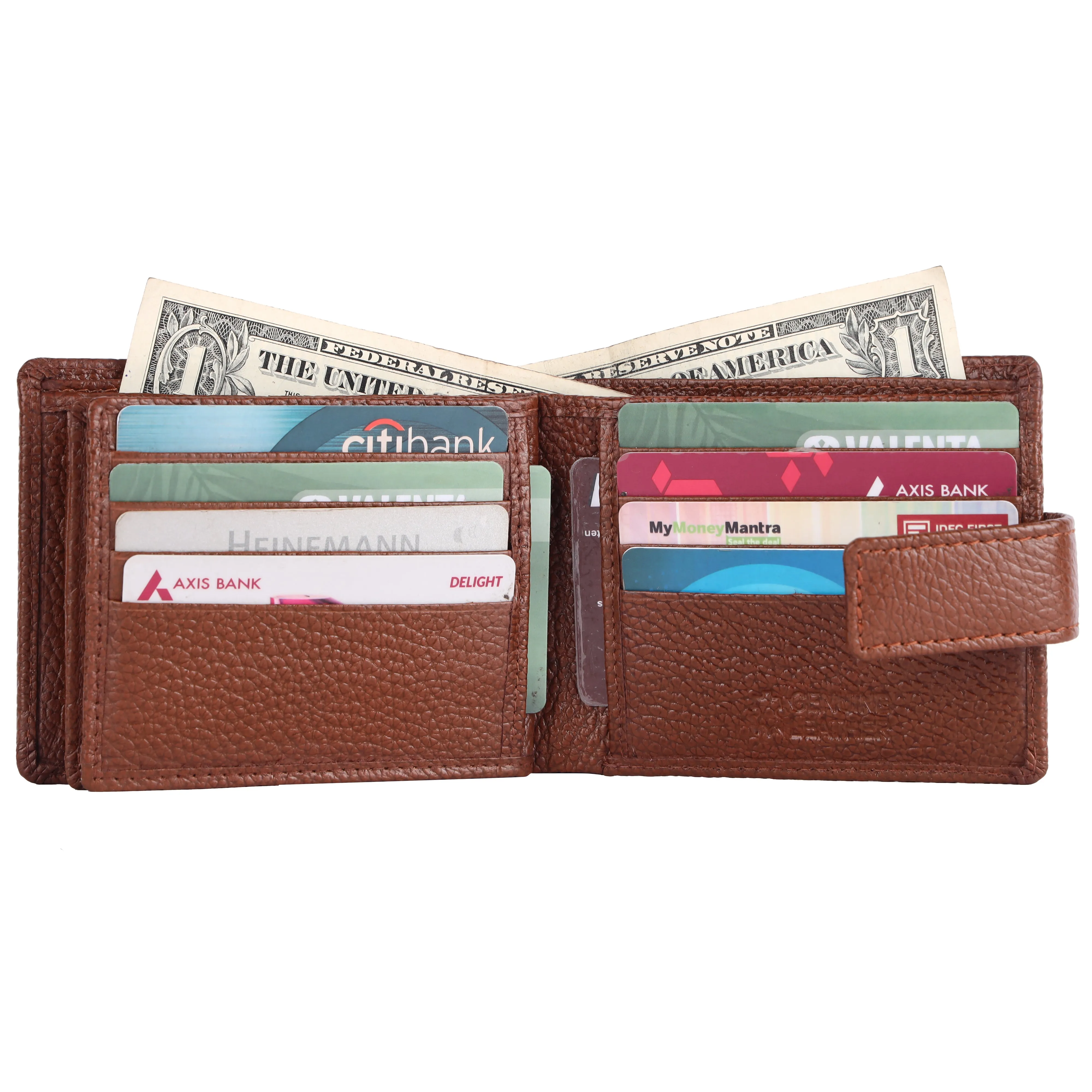 Pebble Texture 20 Card Billfold Wallet #983AL