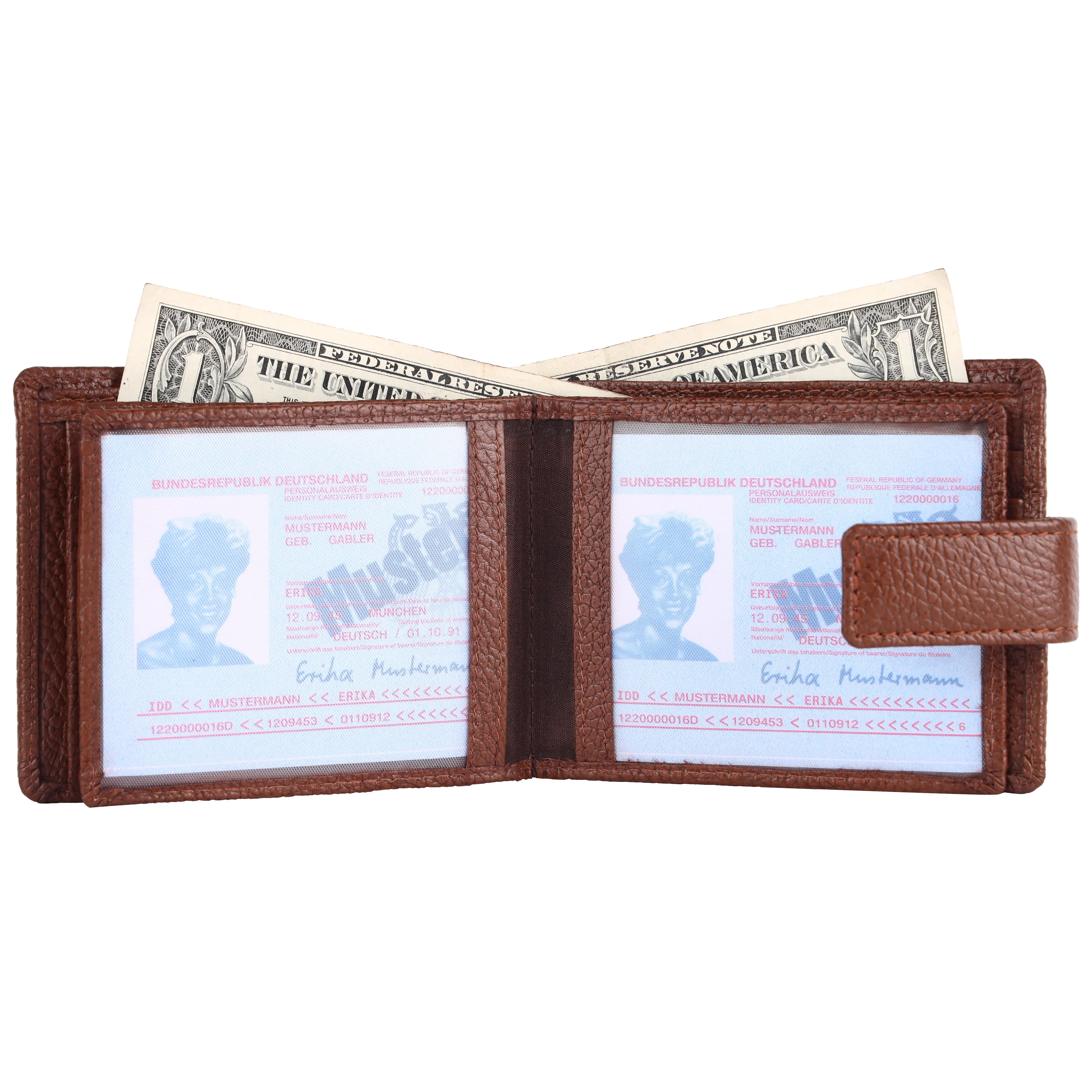 Pebble Texture 20 Card Billfold Wallet #983AL