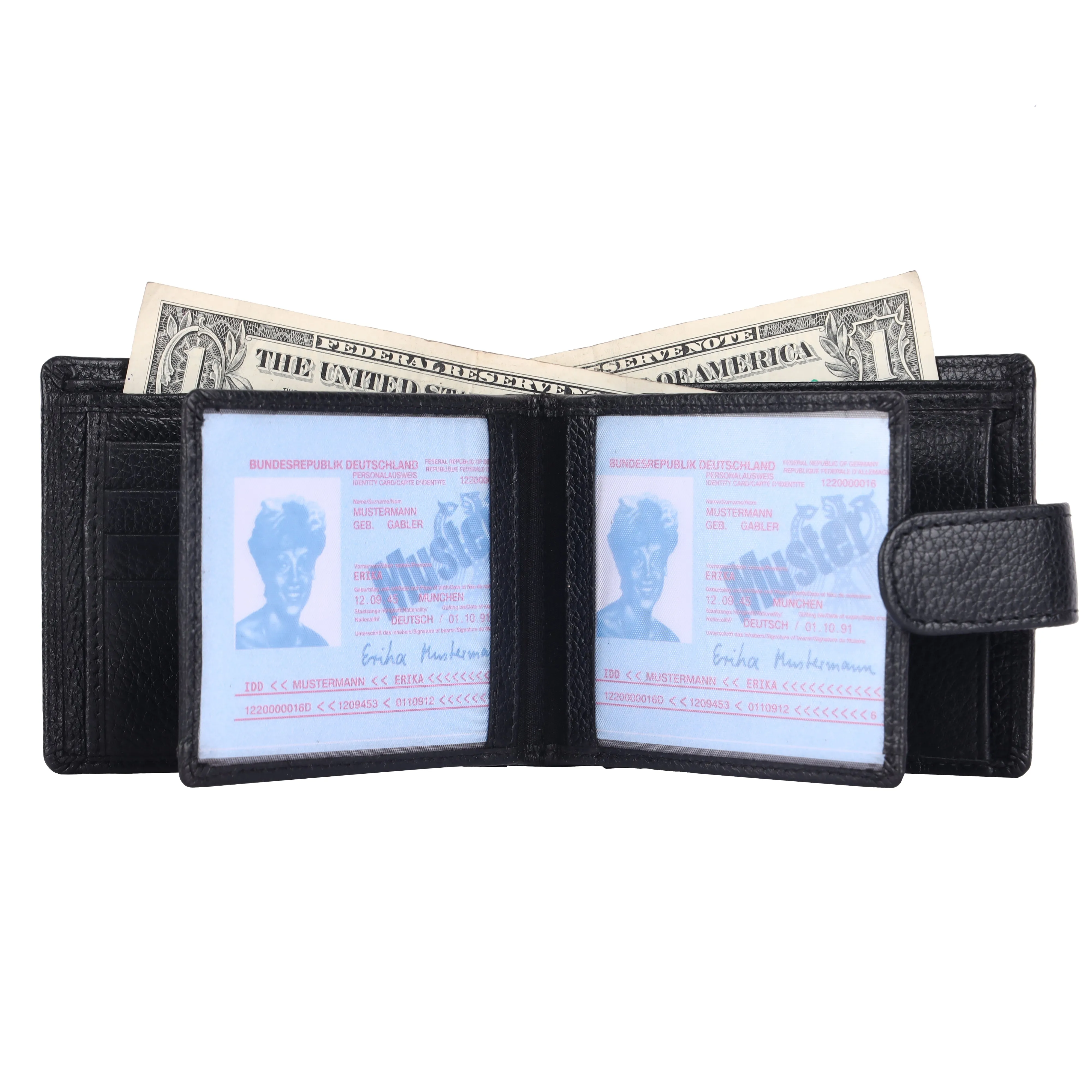 Pebble Texture 20 Card Billfold Wallet #983AL