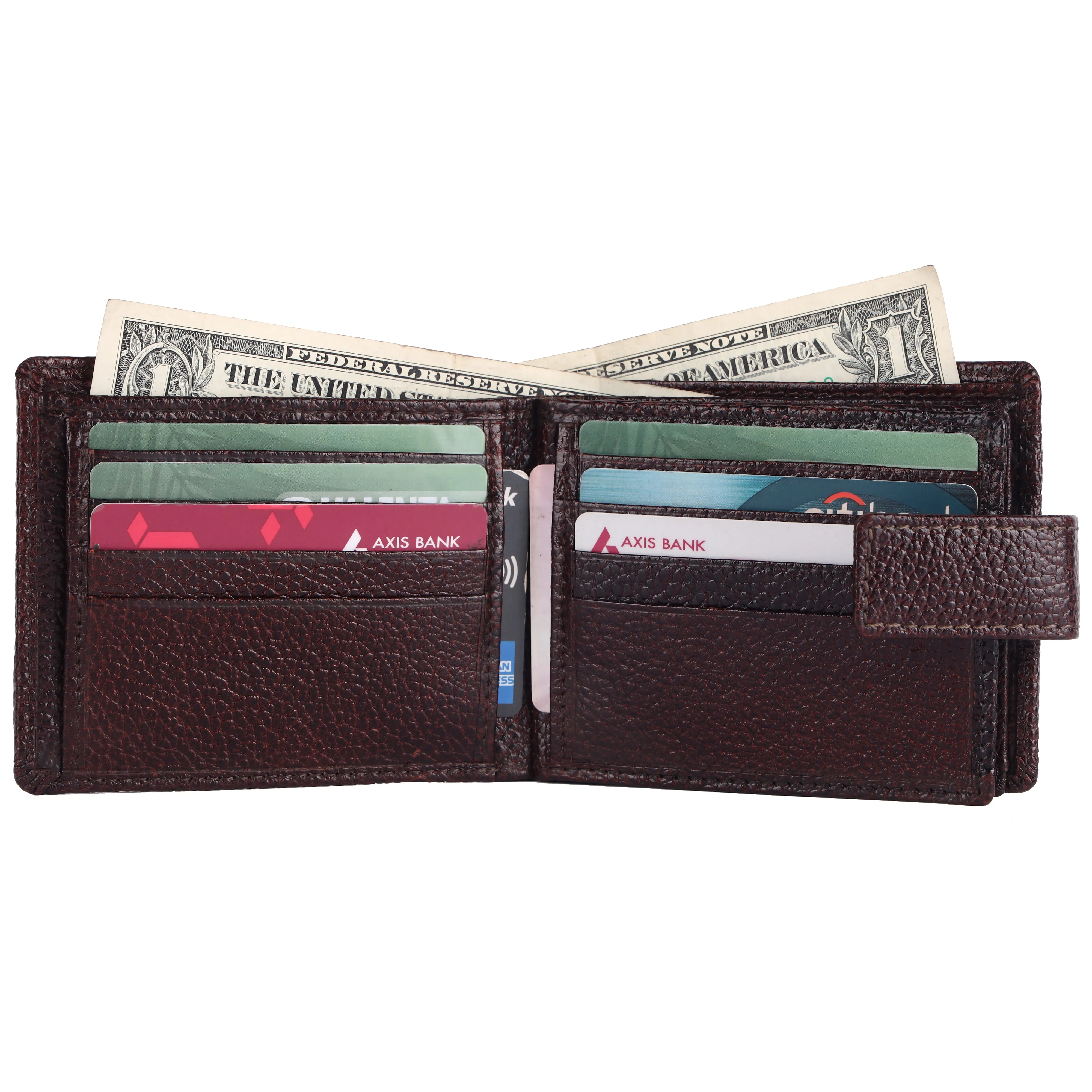 Pebble Texture 20 Card Billfold Wallet #983AL