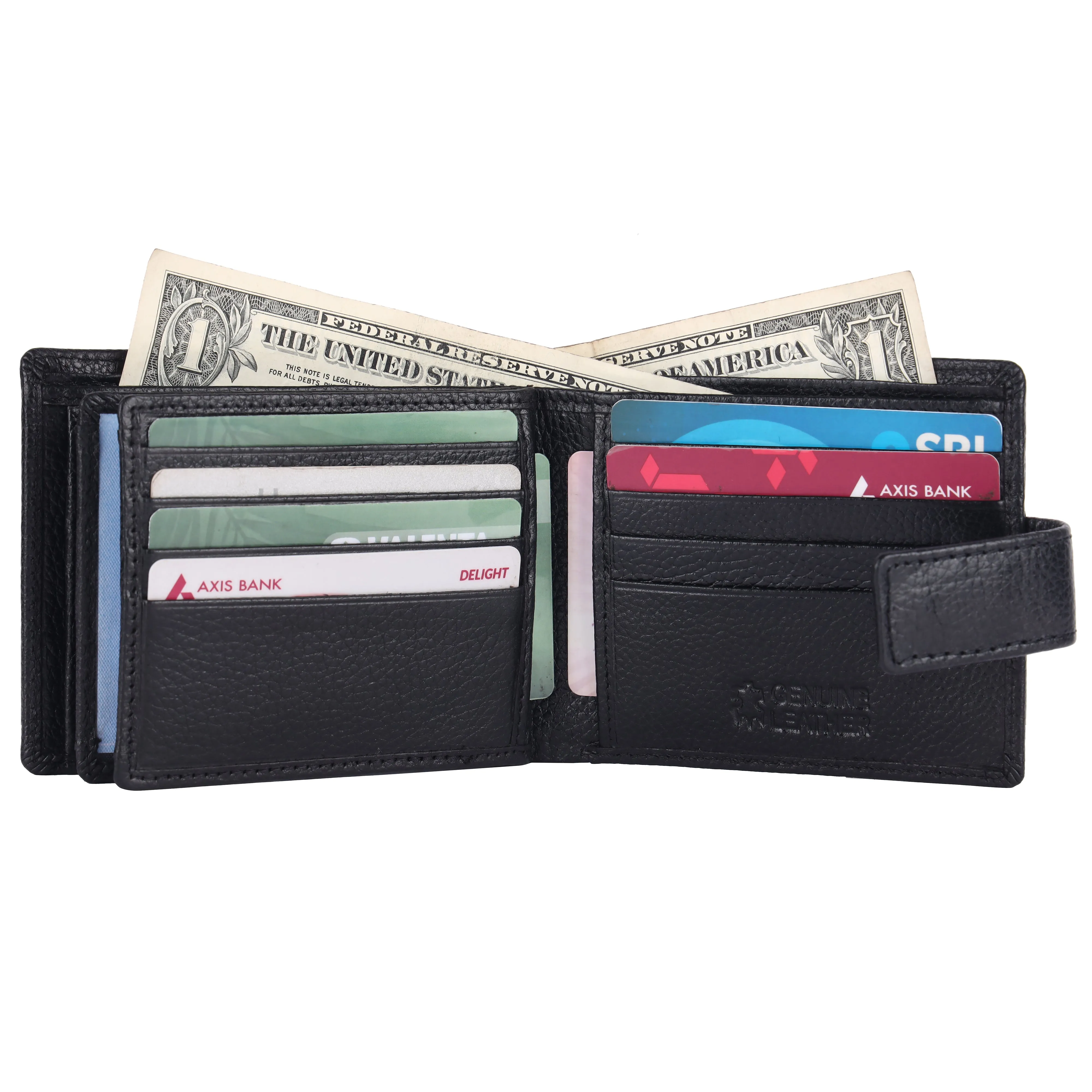 Pebble Texture 20 Card Billfold Wallet #983AL